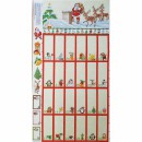 Advent Calendar Col. 101 Crea,/Red (60cm)